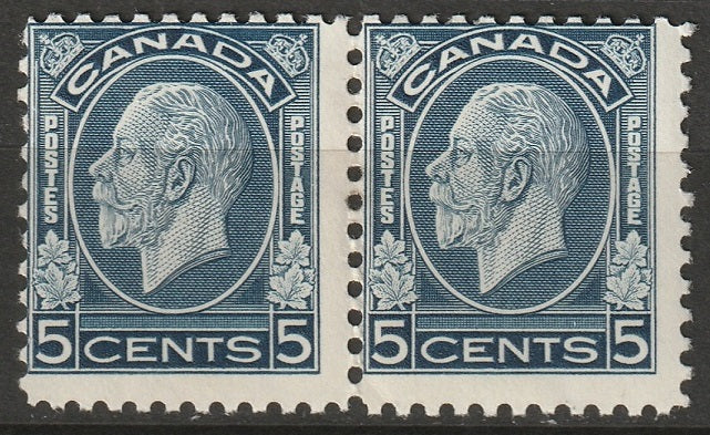 Canada 1932 Sc 199 pair MH* toned gum