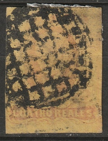 Mexico 1861 Sc 10 used grid cancel