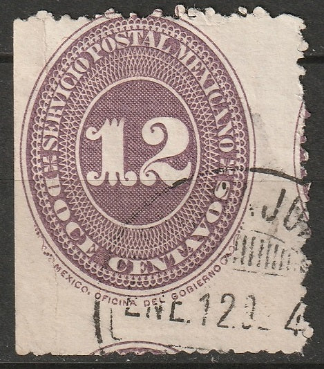 Mexico 1886 Sc 181 used