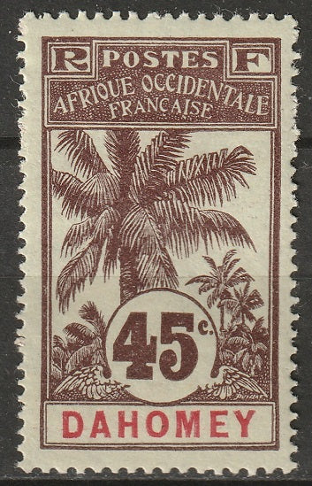 Dahomey 1907 Sc 26 MH*