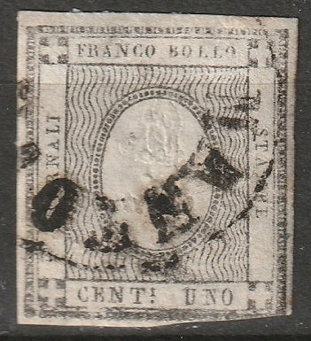 Italy Sardinia 1861 Sc P1 newspaper used Mantova CDS