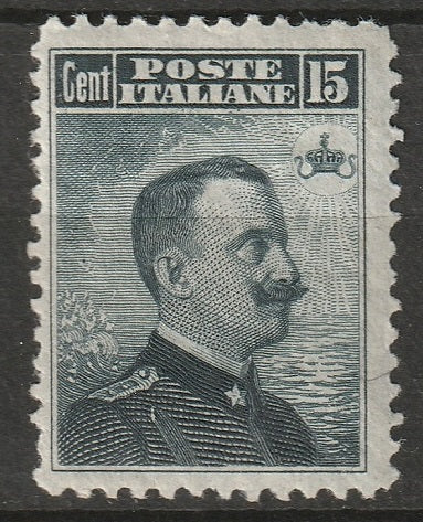 Italy 1906 Sc 93d MLH* thin paper perf 12