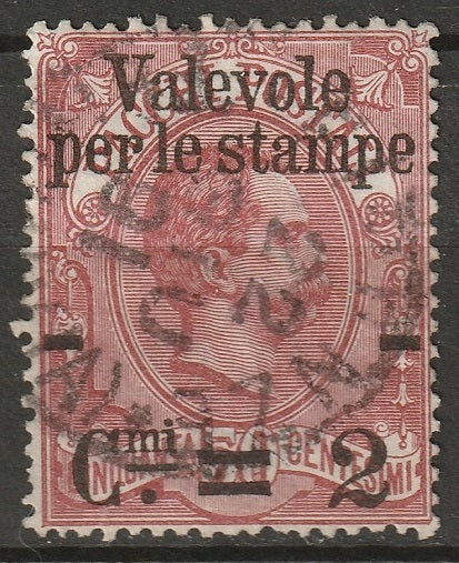 Italy 1890 Sc 60 used Firenze CDS