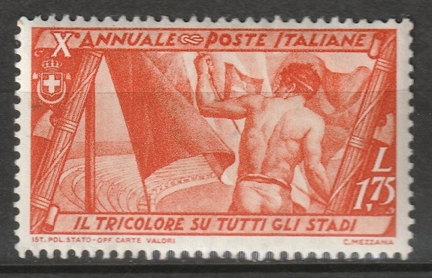 Italy 1932 Sc 302 MLH* toned gum