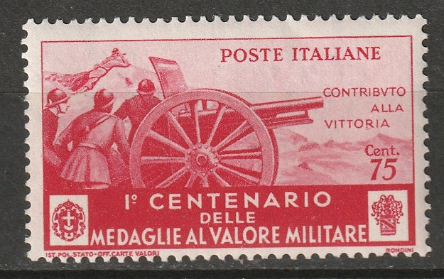 Italy 1934 Sc 337 MNH** toned gum