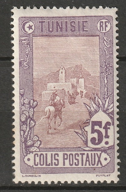 Tunisia 1906 Sc Q10 parcel post MH*