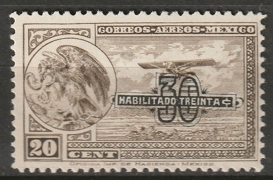 Mexico 1932 Sc C46 air post MH*