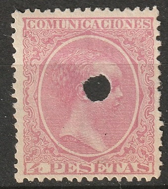 Spain 1889 Sc 269 telegraph cancel