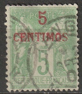 French Morocco 1899 Sc 2a used type I Tanger CDS