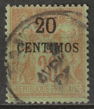 French Morocco 1891 Sc 4 used
