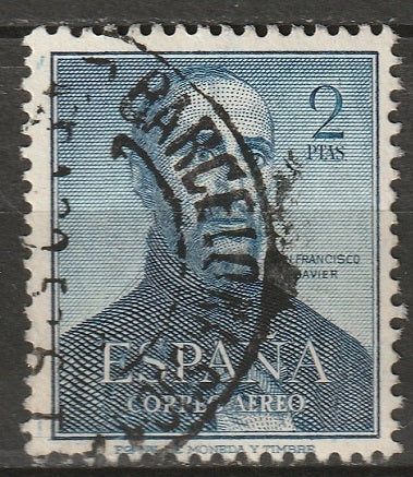 Spain 1952 Sc C138 air post used