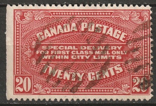 Canada 1922 Sc E2a special delivery used