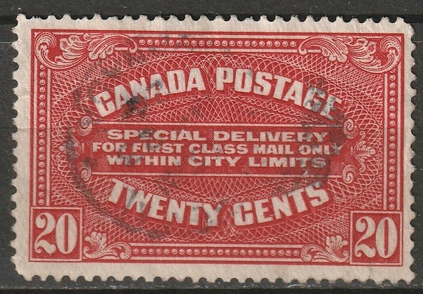 Canada 1922 Sc E2a special delivery used