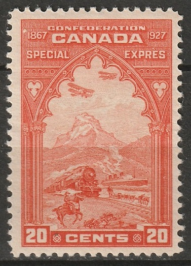 Canada 1922 Sc E3 special delivery MLH* some disturbed gum