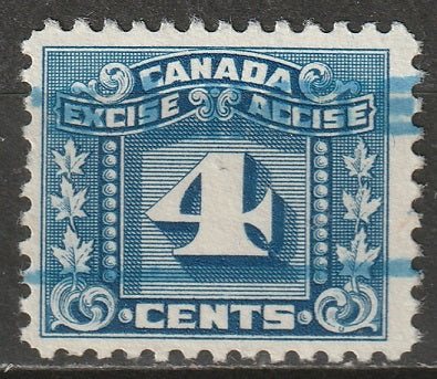 Canada 1934 FX65 revenue excise tax used