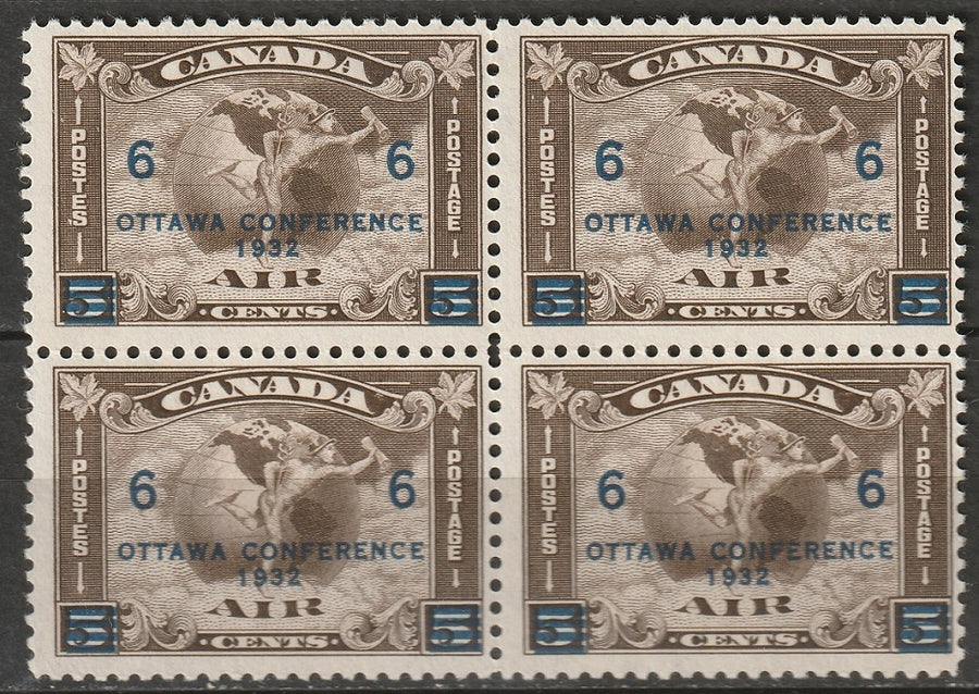 Canada 1932 Sc C4 air post block MNH**