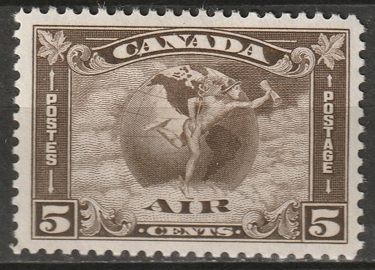 Canada 1930 Sc C2 air post MLH* minor disturbed gum