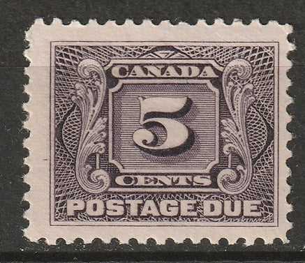 Canada 1906 Sc J4 postage due MLH*