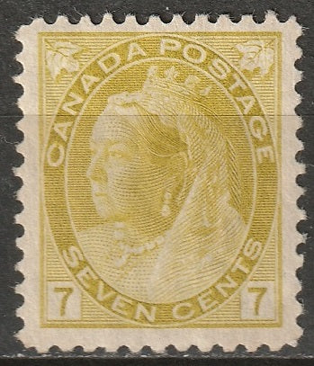 Canada 1902 Sc 81 MH* some disturbed gum