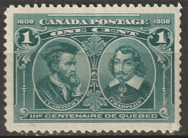 Canada 1908 Sc 97i MH* with hairlines disturbed gum