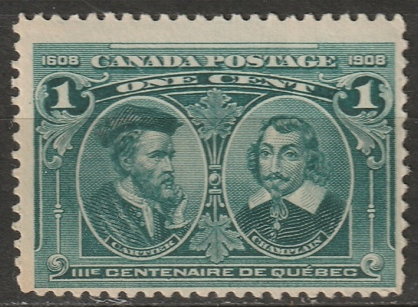 Canada 1908 Sc 97 MNH** toning