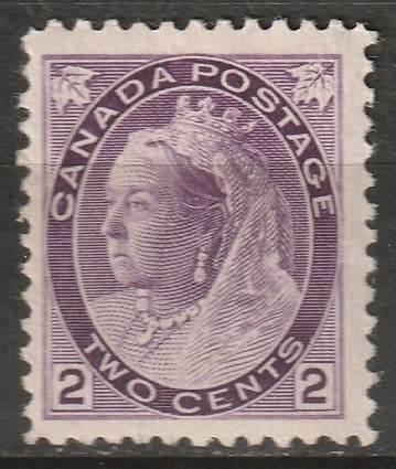 Canada 1898 Sc 76 MH* purple