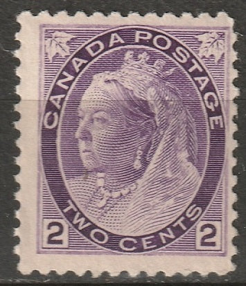 Canada 1898 Sc 76 MLH*  purple creased