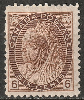 Canada 1898 Sc 80 MH* some disturbed gum