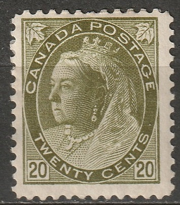 Canada 1900 Sc 84 MH* thins