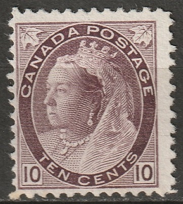 Canada 1898 Sc 83i MNG(*) deep brown violet