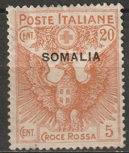 Somalia 1916 Sc B3 MH* some disturbed gum