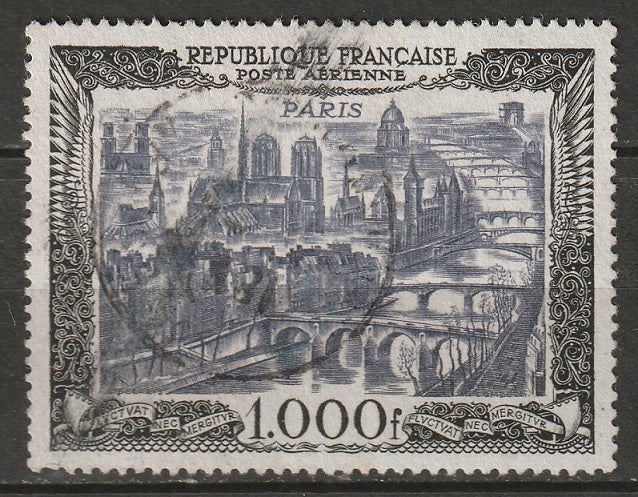 France 1950 Sc C27 air post used