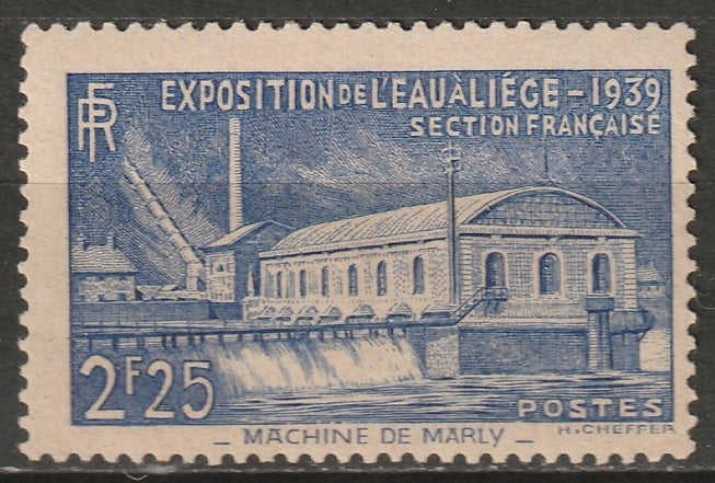 France 1939 Sc 388 MNH* toned