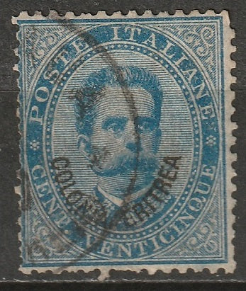 Eritrea 1892 Sc 6 used damaged perfs