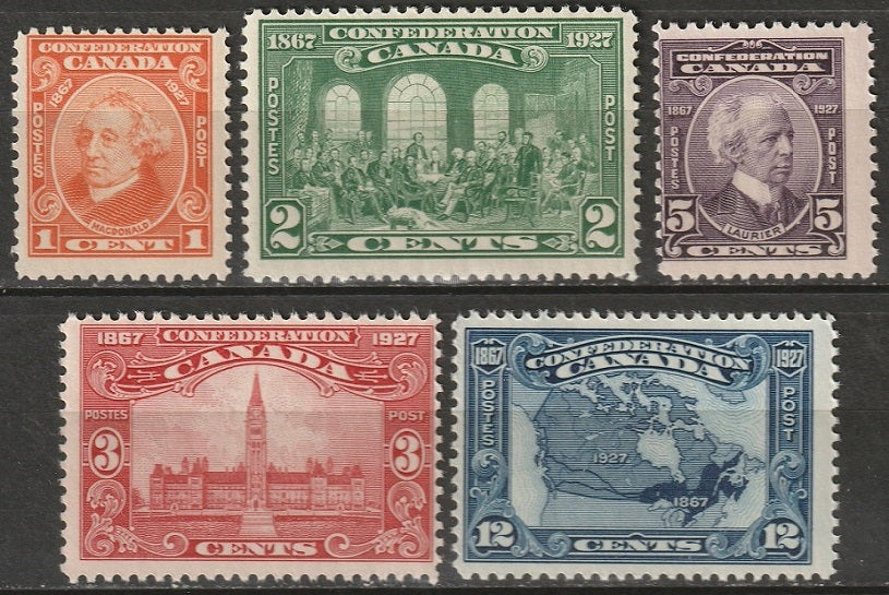 Canada 1927 Sc 141-5 set MNH**