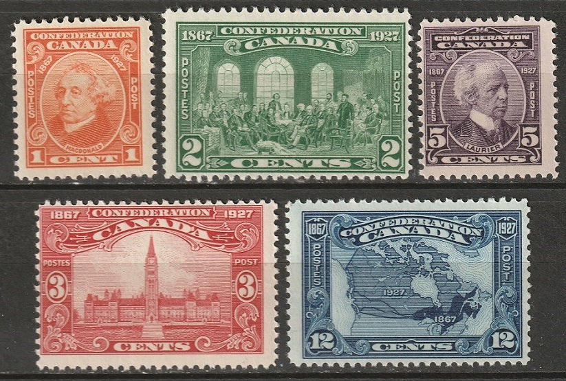 Canada 1927 Sc 141-5 set MNH**