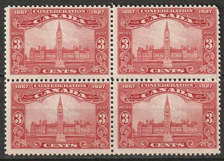 Canada 1927 Sc 143 block MNH**