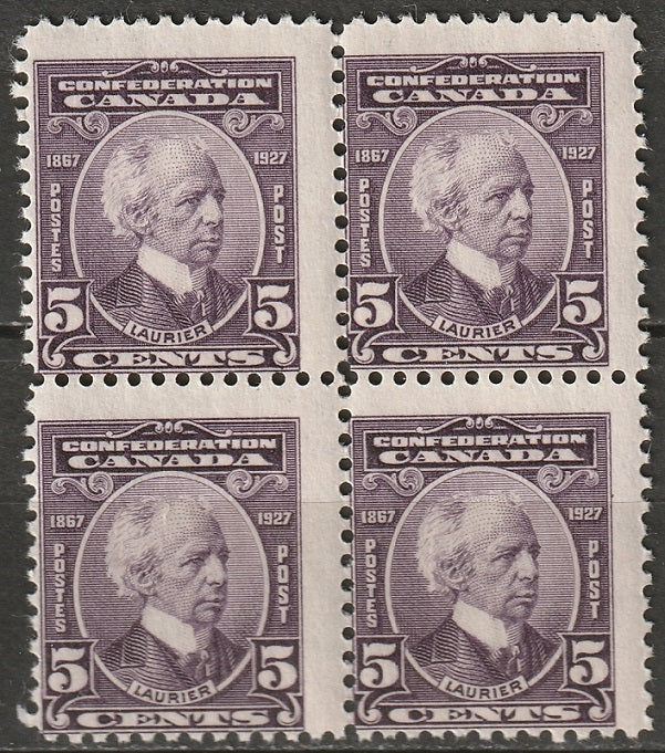 Canada 1927 Sc 144 block MNH**