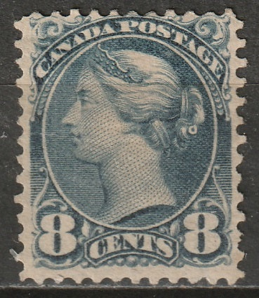 Canada 1893 Sc 44a MH* blue grey heavy hinged