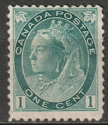 Canada 1898 Sc 75 MH* disturbed gum