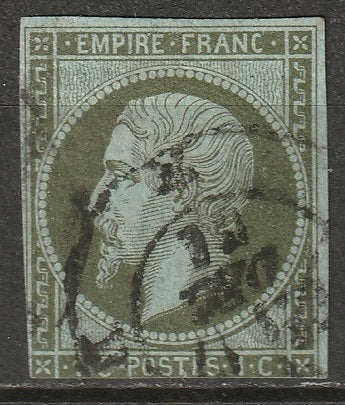 France 1860 Sc 12 used CDS