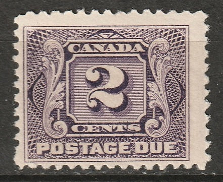 Canada 1906 Sc J2 postage due MH*