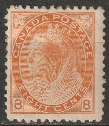 Canada 1898 Sc 82 MH* creases