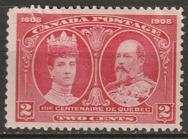 Canada 1908 Sc 98 MNH** faulty tear/creased