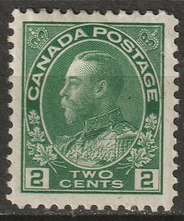 Canada 1922 Sc 107 MH* disturbed gum