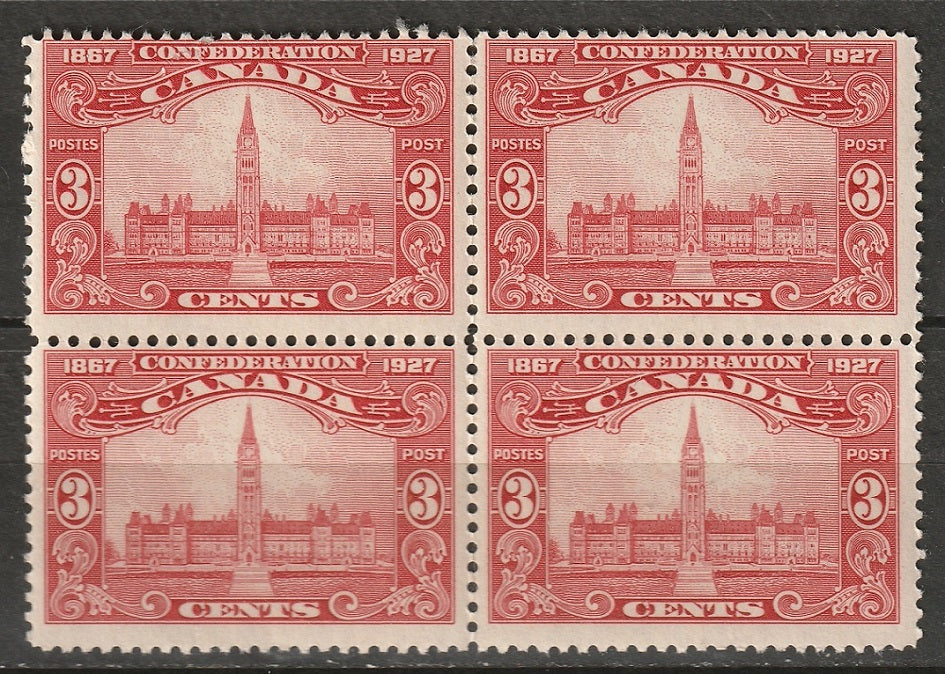 Canada 1927 Sc 143 block MNH**