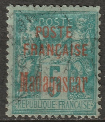 Madagascar 1895 Sc 14 used