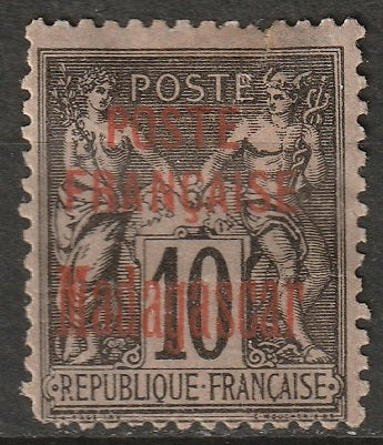 Madagascar 1895 Sc 15 MNG(*)