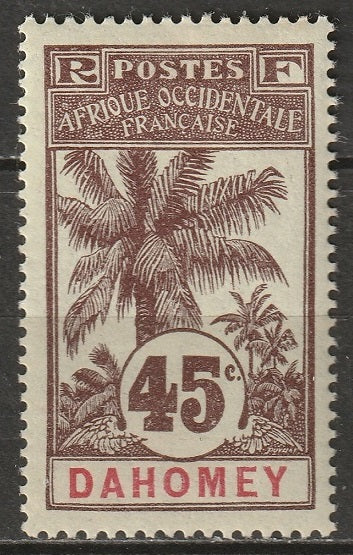 Dahomey 1907 Sc 26 MH*