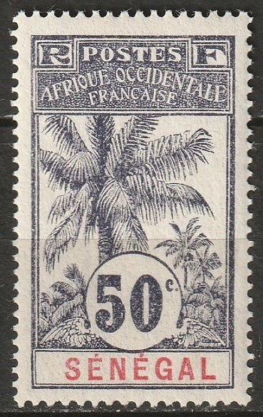 Senegal 1906 Sc 68 Yt 42 MNH** small crease